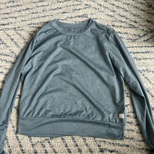Vuori grey blue Gray Long Sleeve Shirt